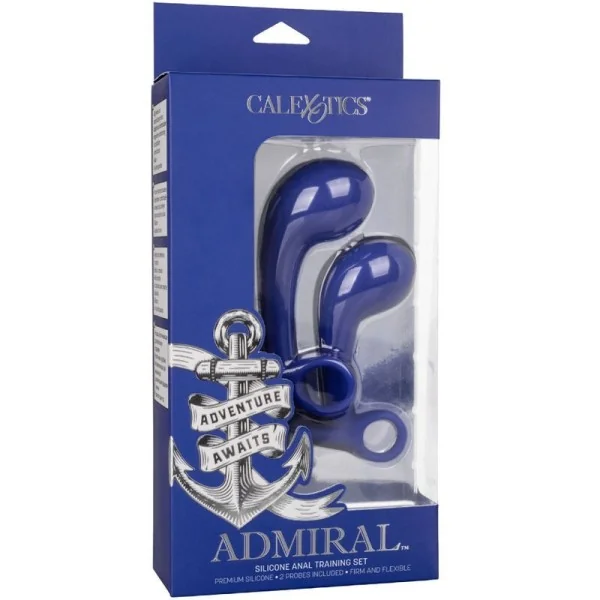 Admiral Set 2 Analplug Blau von Calexotics kaufen | Fesselliebe
