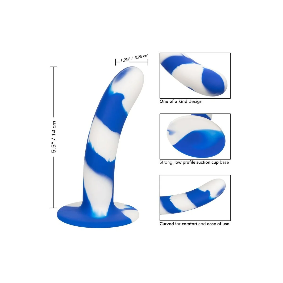 Admiral Swirl Dildo Flexibel von Calexotics kaufen | Fesselliebe