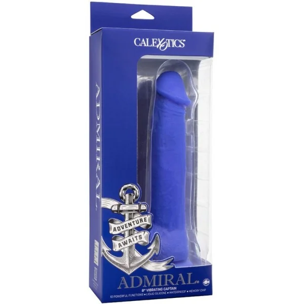 Admiral Kapitn realistischer Dildo-Vibrator Blau von Calexotics kaufen | Fesselliebe