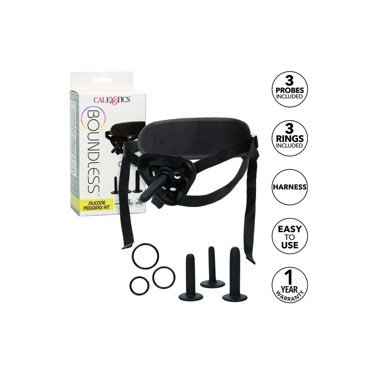 Boundless Silikon-Pegging-Kit von Calexotics kaufen | Fesselliebe