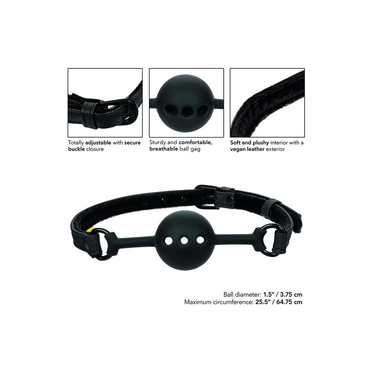 Boundless Atmungsaktiver Ballknebel von Calexotics kaufen | Fesselliebe