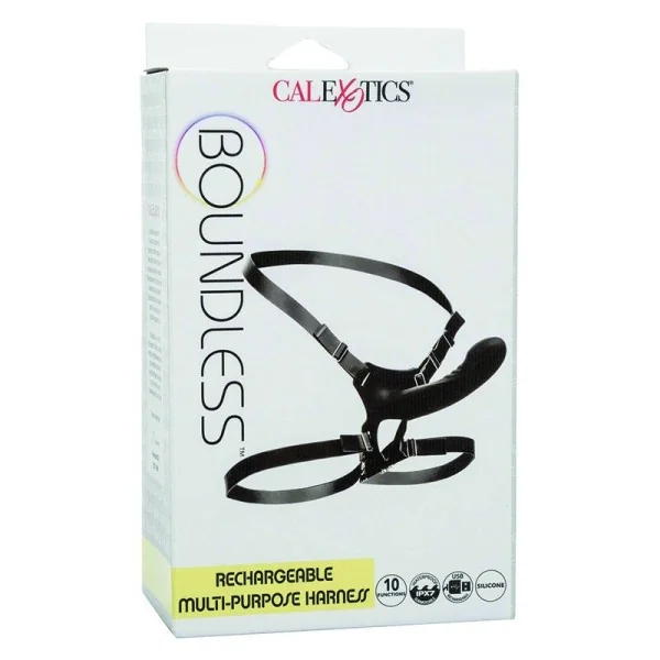 Boundless wiederaufladbarer Multiporpuse-Arness von Calexotics kaufen | Fesselliebe