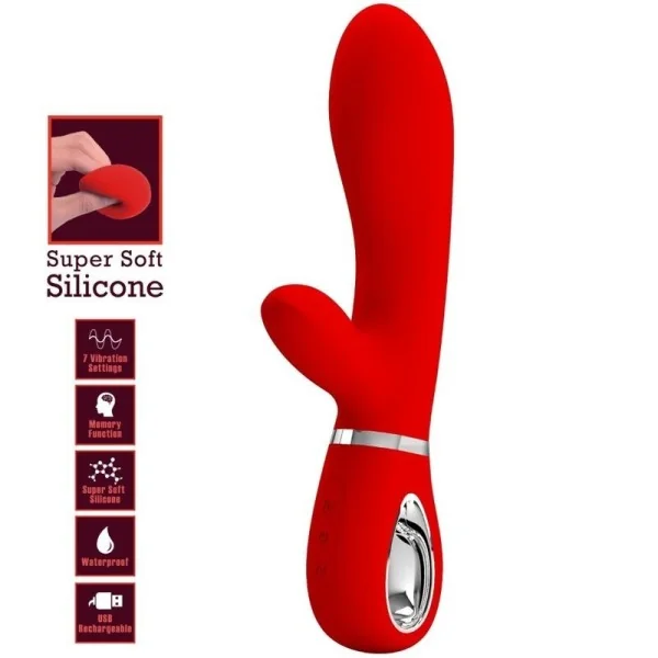 Thomas Multifunktions-G-Spot-Vibrator Rot von Pretty Love Flirtation kaufen | Fesselliebe