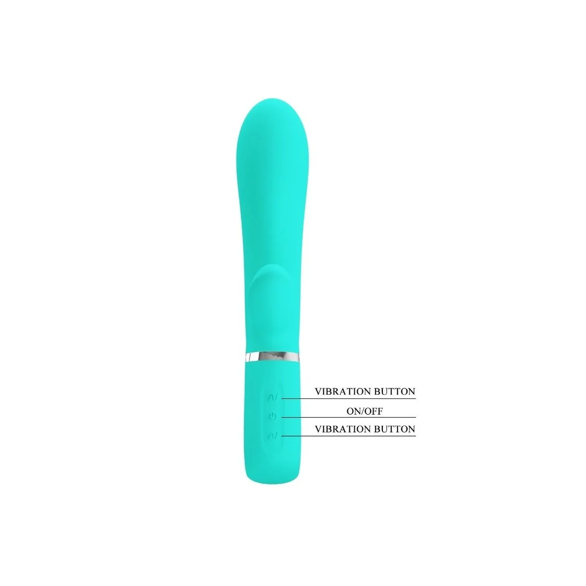 Thomas Multifunktions-G-Spot-Vibrator Aqua Green von Pretty Love Flirtation kaufen | Fesselliebe