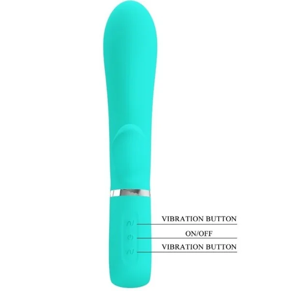 Thomas Multifunktions-G-Spot-Vibrator Aqua Green von Pretty Love Flirtation kaufen | Fesselliebe