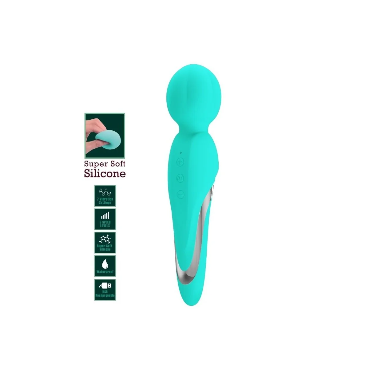 Walter Vibrator Stab Aqua Grün von Pretty Love Flirtation kaufen | Fesselliebe