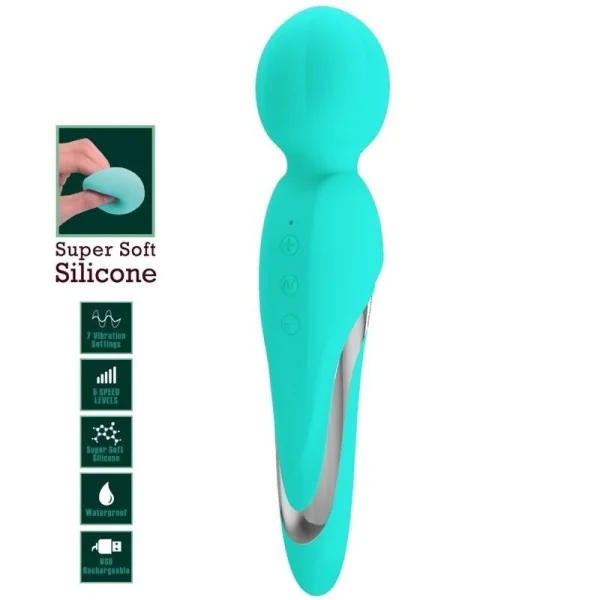 Walter Vibrator Stab Aqua Grün von Pretty Love Flirtation kaufen | Fesselliebe