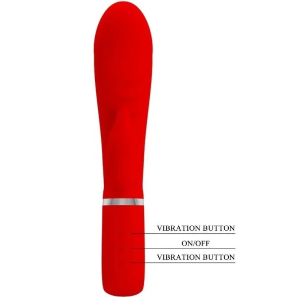 Prescott Multifunktions-G-Spot-Vibrator Rot von Pretty Love Flirtation kaufen | Fesselliebe