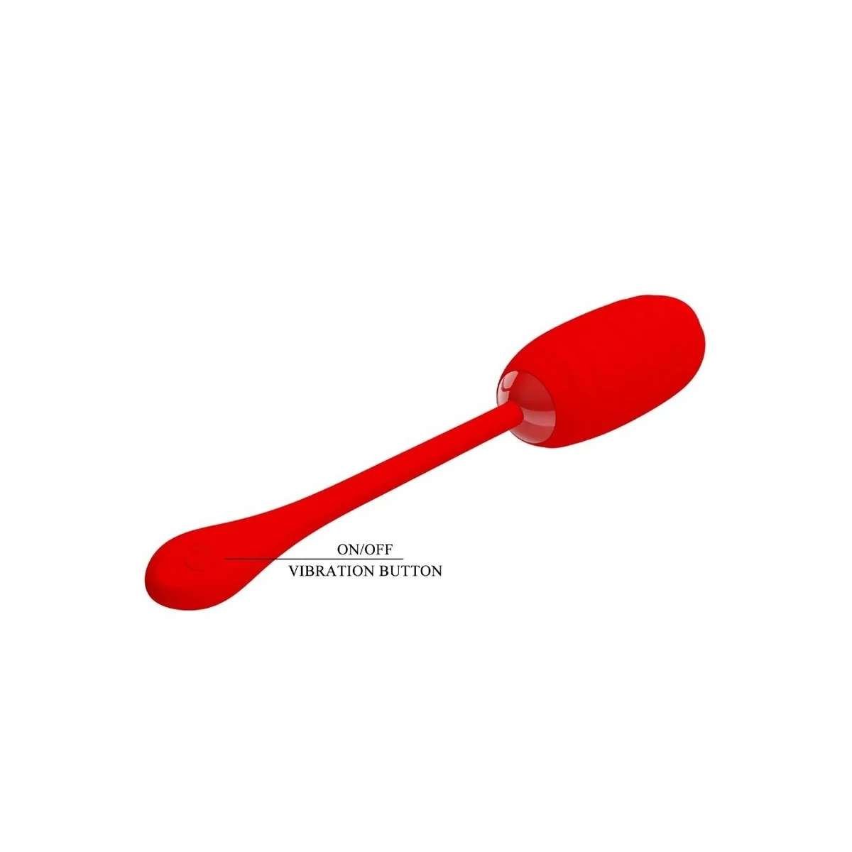 Kirk wiederaufladbares Vibrationsei Rot von Pretty Love Smart kaufen | Fesselliebe