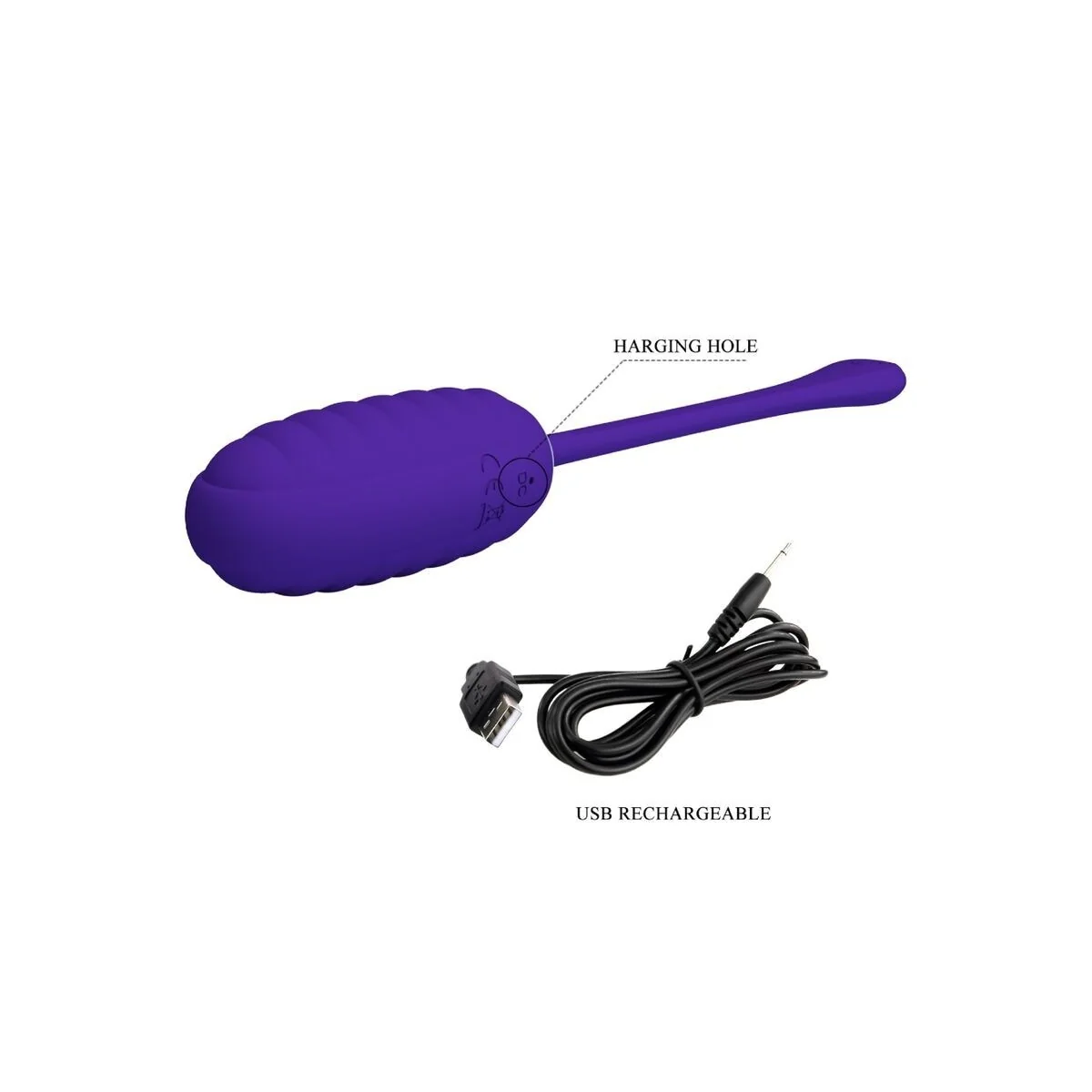 Kirk wiederaufladbares Vibrationsei Lila von Pretty Love Smart kaufen | Fesselliebe