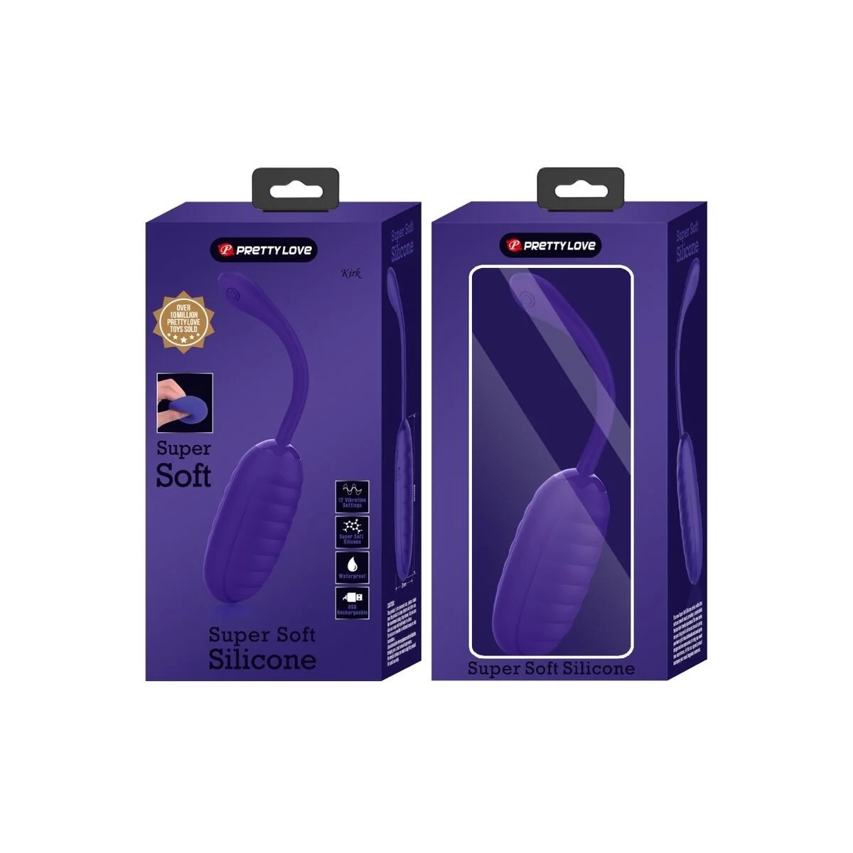 Kirk wiederaufladbares Vibrationsei Lila von Pretty Love Smart kaufen | Fesselliebe