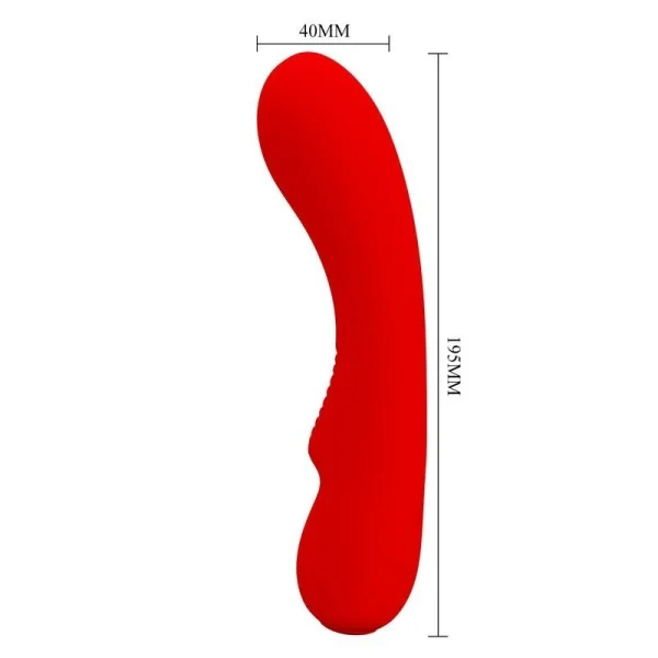 Prescott wiederaufladbarer Vibrator Rot von Pretty Love Smart kaufen | Fesselliebe