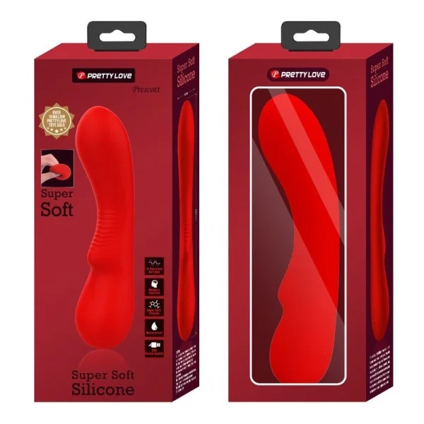 Prescott wiederaufladbarer Vibrator Rot von Pretty Love Smart kaufen | Fesselliebe