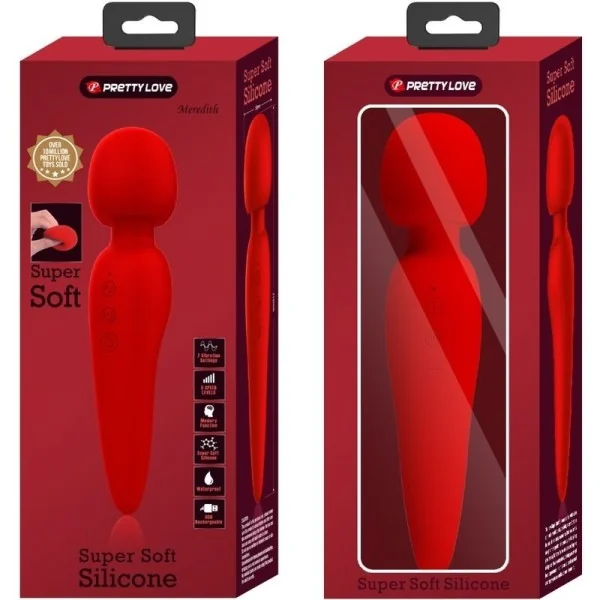 Meredith Massager 12 Vibrationsmodi Rot von Pretty Love Smart kaufen | Fesselliebe