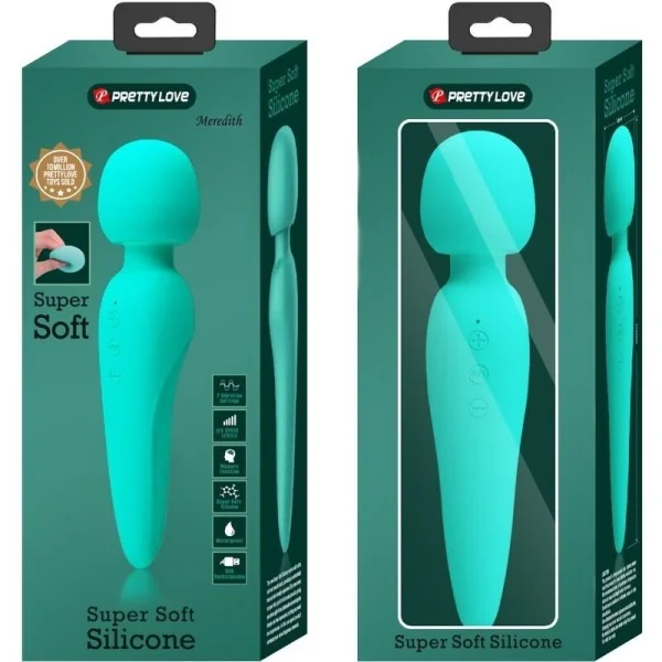 Meredith Massager 12 Vibrationsmodi Aqua Grün von Pretty Love Smart kaufen | Fesselliebe