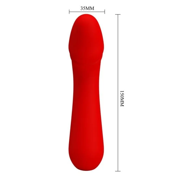 Cetus wiederaufladbarer Vibrator Rot von Pretty Love Smart kaufen | Fesselliebe