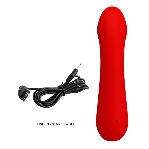 Cetus wiederaufladbarer Vibrator Rot von Pretty Love Smart kaufen | Fesselliebe