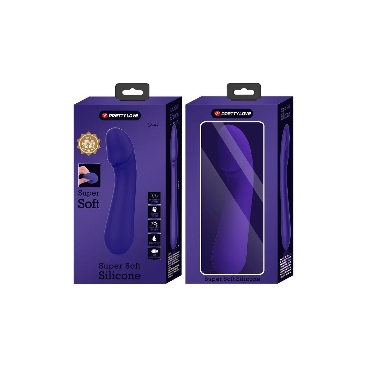 Cetus wiederaufladbarer Vibrator Lila von Pretty Love Smart kaufen | Fesselliebe