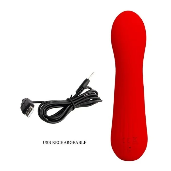 Faun wiederaufladbarer Vibrator Rot von Pretty Love Smart kaufen | Fesselliebe