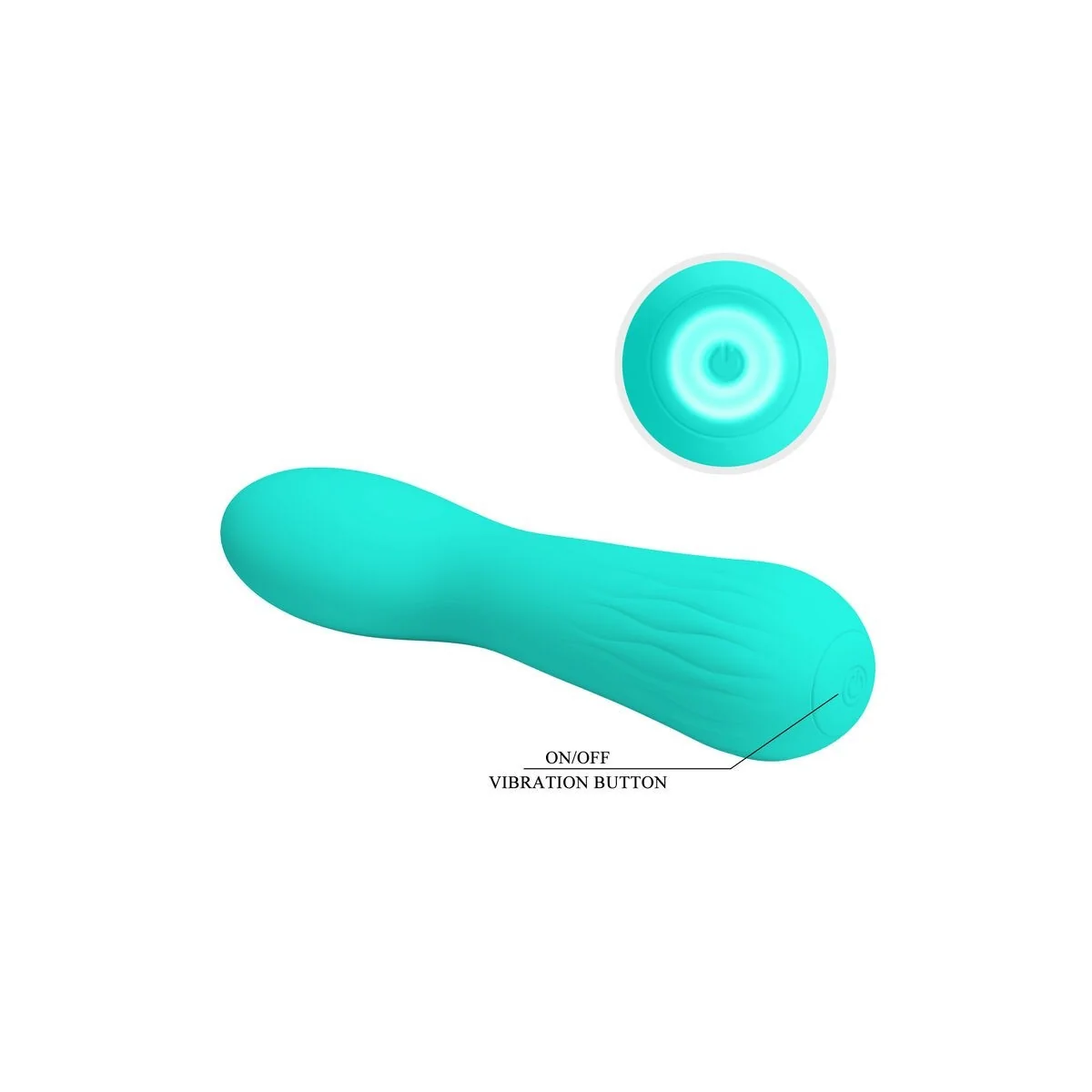 Faun wiederaufladbarer Vibrator Aquagrün von Pretty Love Smart kaufen | Fesselliebe