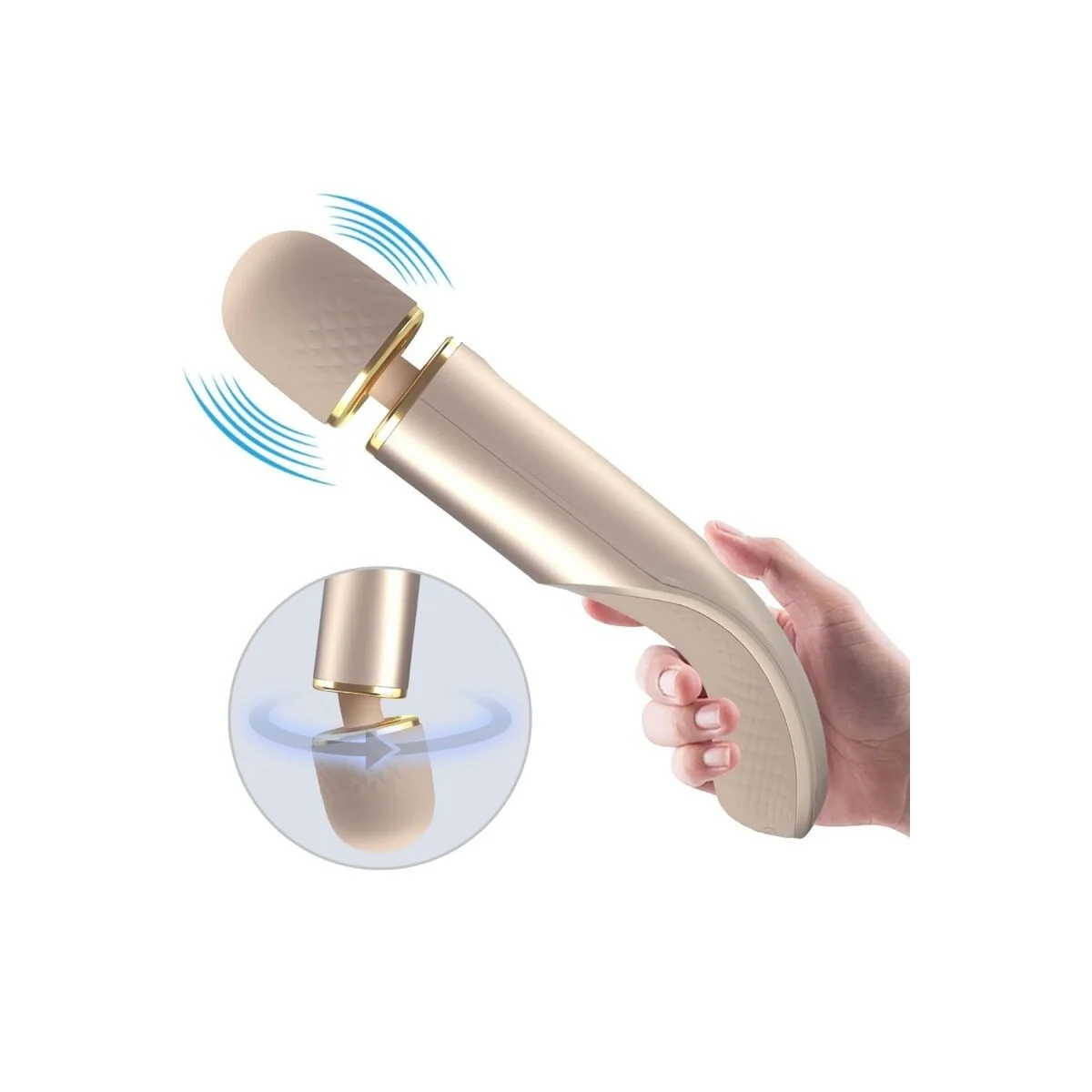 Massager 7 Vibrationsmodi Champagner von Pretty Love Smart kaufen | Fesselliebe
