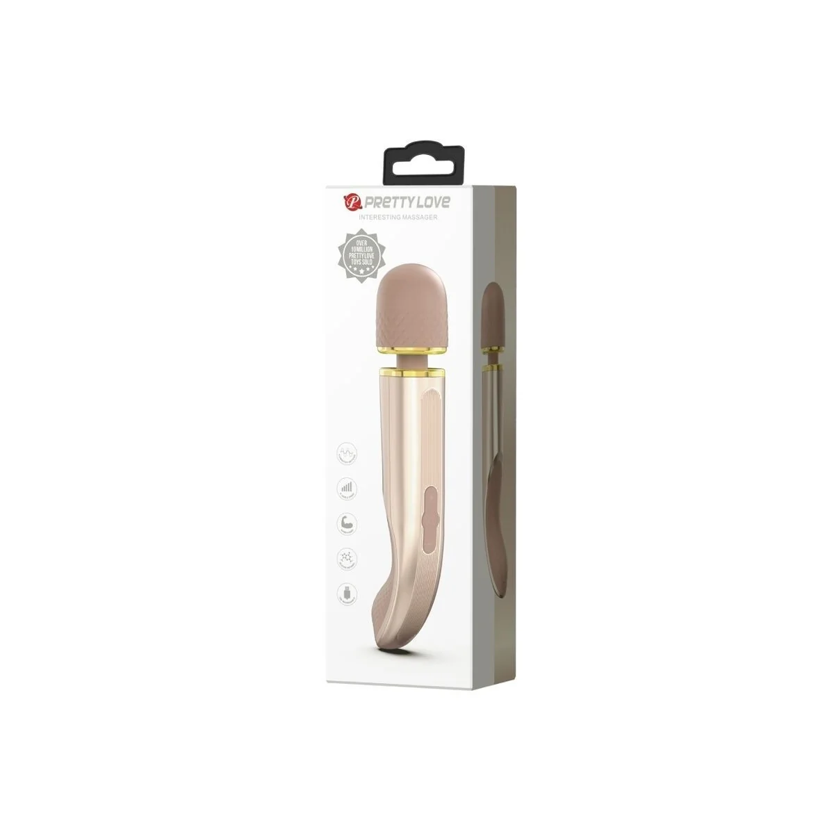 Massager 7 Vibrationsmodi Champagner von Pretty Love Smart kaufen | Fesselliebe