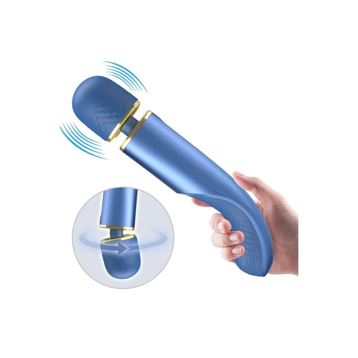 Massager 7 Vibrationsmodi Blau von Pretty Love Smart kaufen | Fesselliebe