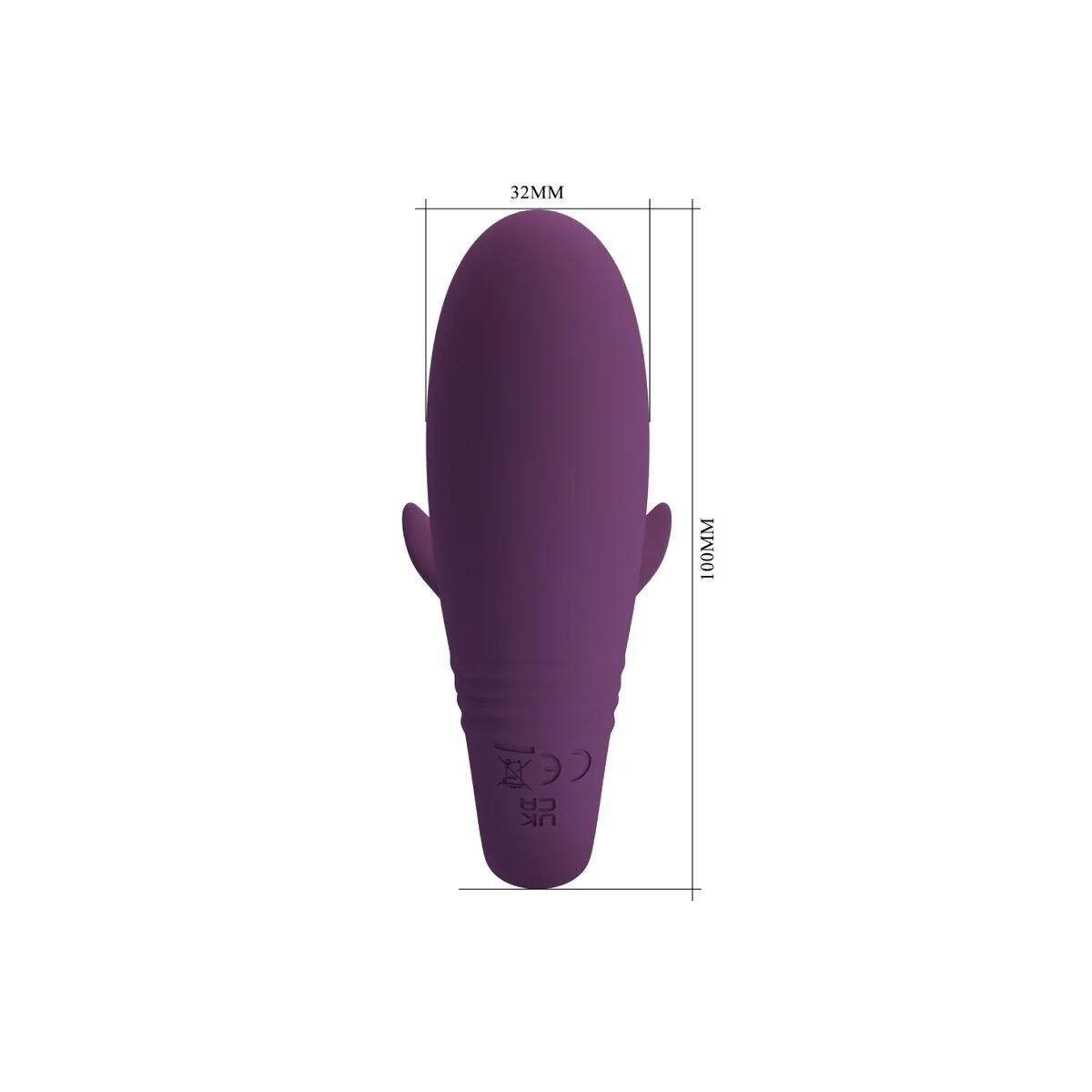 Jayleen Vibrator mit App-mit Fernbedienung Lila von Pretty Love Led kaufen | Fesselliebe