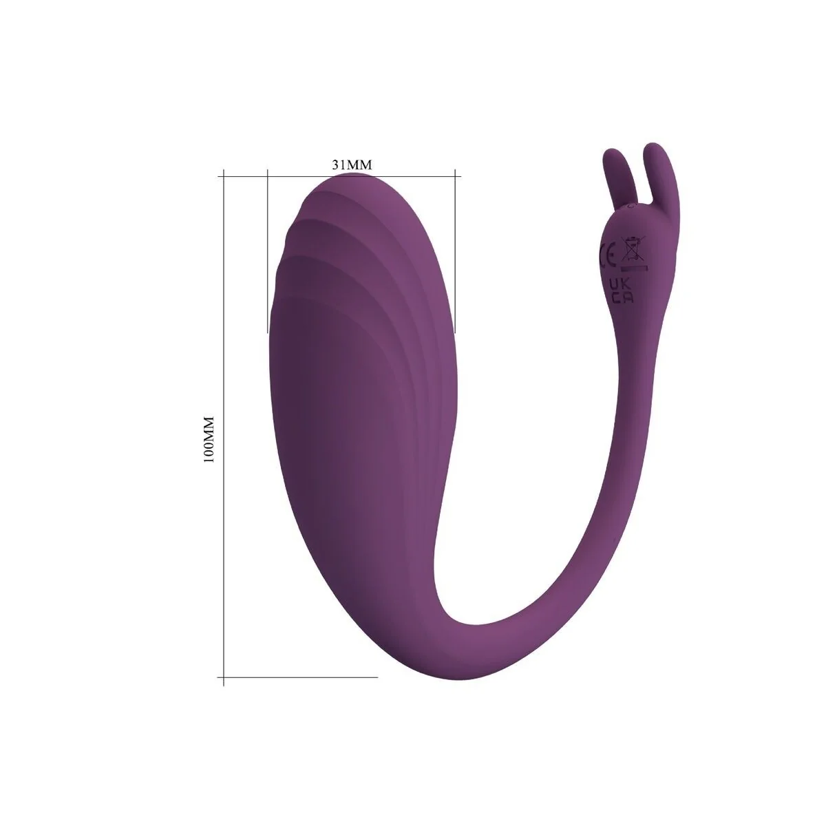 Catalina Vibrator App mit Fernbedienung Lila von Pretty Love Led kaufen | Fesselliebe