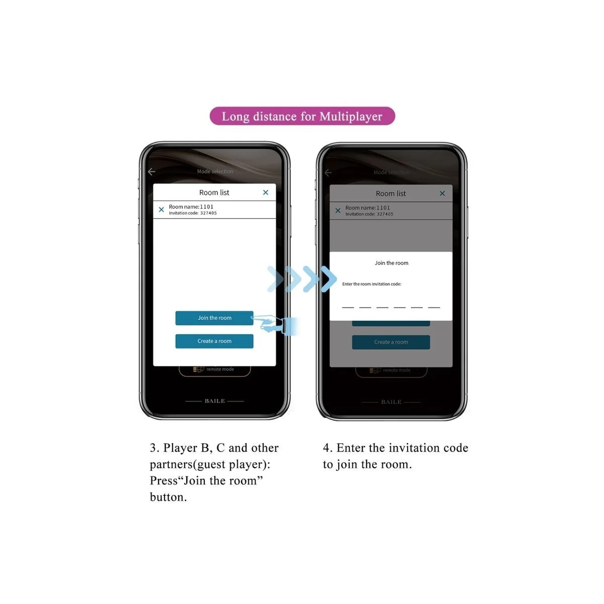 Catalina Vibrator App mit Fernbedienung Lila von Pretty Love Led kaufen | Fesselliebe