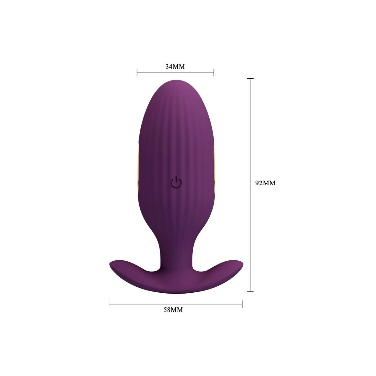 Jefferson App-Gesteuerter Analstecker Lila von Pretty Love Bottom kaufen | Fesselliebe