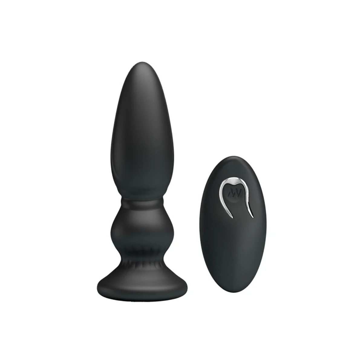 Leistungsstarker Vibrator mit Fernbedienung, Analstecker, Schwarz von Mr Play kaufen | Fesselliebe