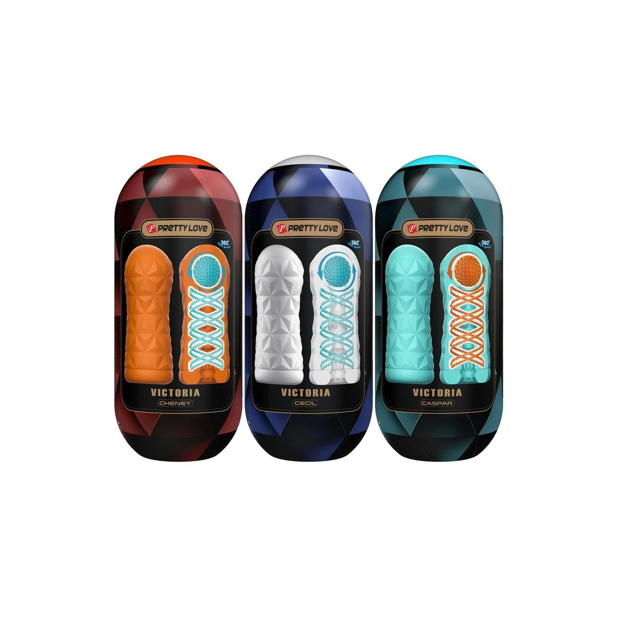 Victoria Masturbator 15 Stück von Pretty Love Male kaufen | Fesselliebe