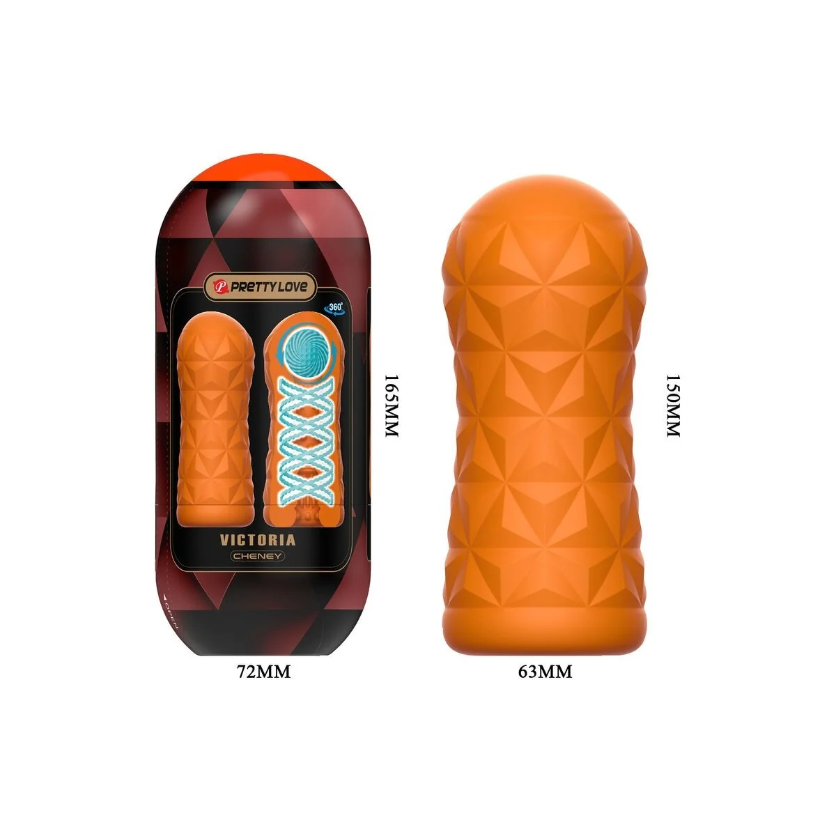 Victoria Masturbator 15 Stück von Pretty Love Male kaufen | Fesselliebe