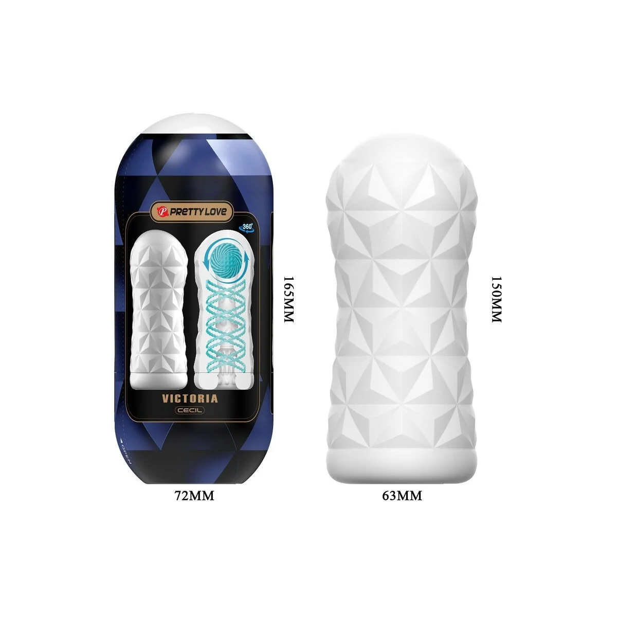 Victoria Masturbator 15 Stück von Pretty Love Male kaufen | Fesselliebe