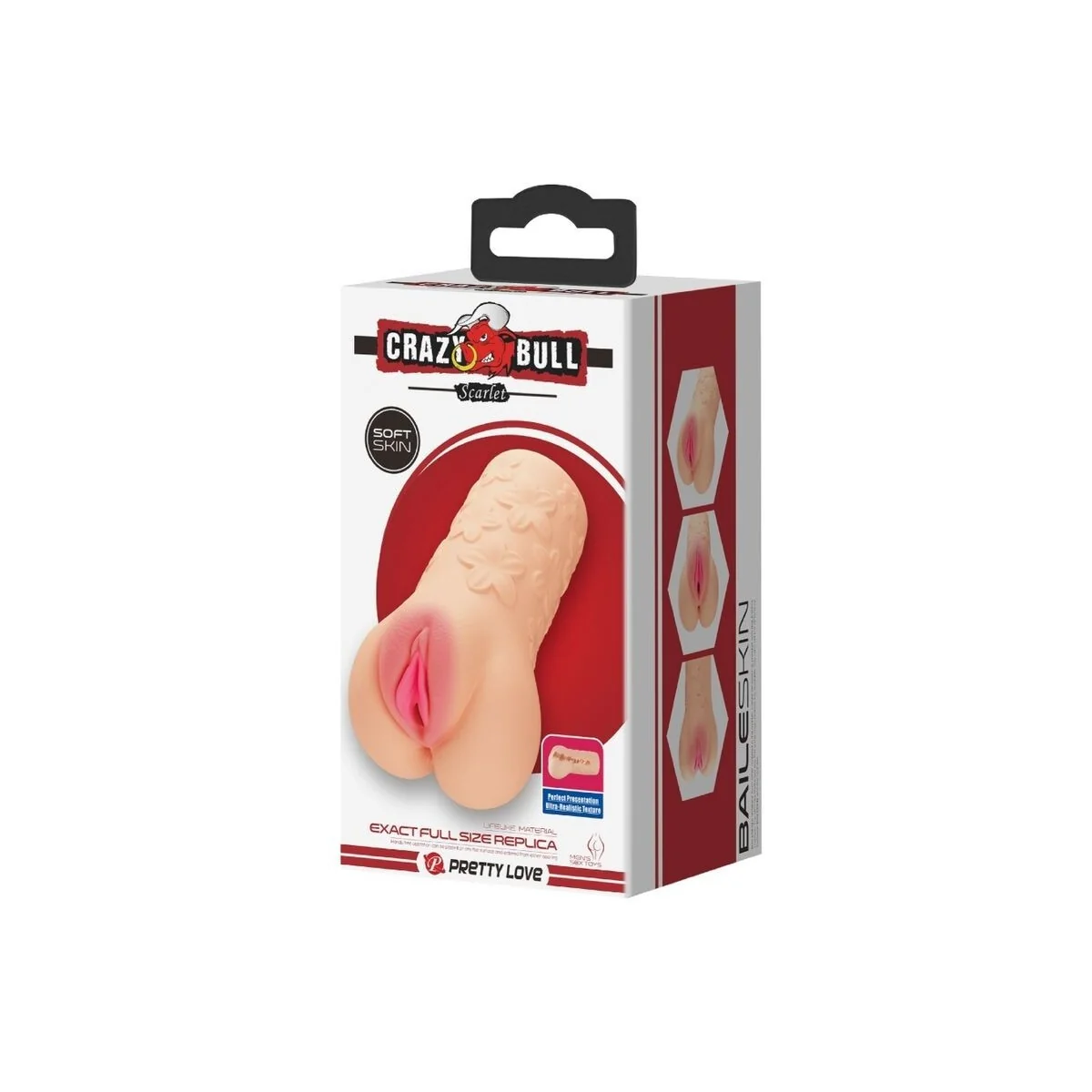 Scharlachroter Mastubador in Vaginaform von Crazy Bull kaufen | Fesselliebe
