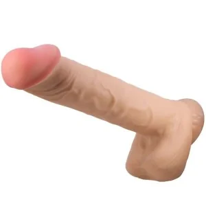 Sliding Skin Series realistischer Dildo mit Sliding Skin Saunapf Fleisch 26 cm von Pretty Love High Grade kaufen | Fesselliebe