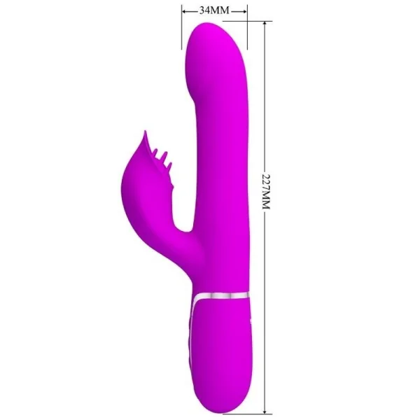 Rabbit Vibrator Perlen Violet von Pretty Love Flirtation kaufen | Fesselliebe
