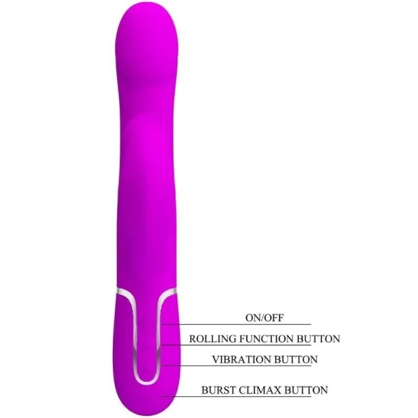 Rabbit Vibrator Perlen Violet von Pretty Love Flirtation kaufen | Fesselliebe