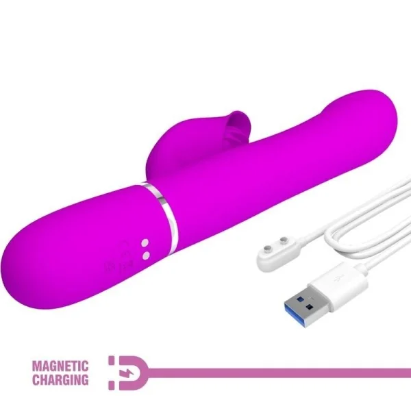 Rabbit Vibrator Perlen Violet von Pretty Love Flirtation kaufen | Fesselliebe