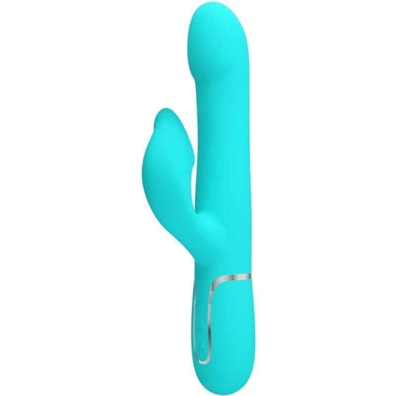 Rabbit Vibrator Pearls Aqua Green von Pretty Love Flirtation kaufen | Fesselliebe