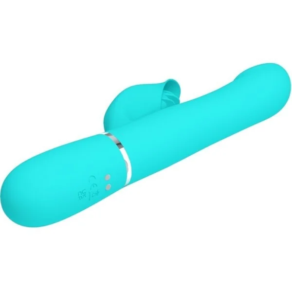 Rabbit Vibrator Pearls Aqua Green von Pretty Love Flirtation kaufen | Fesselliebe