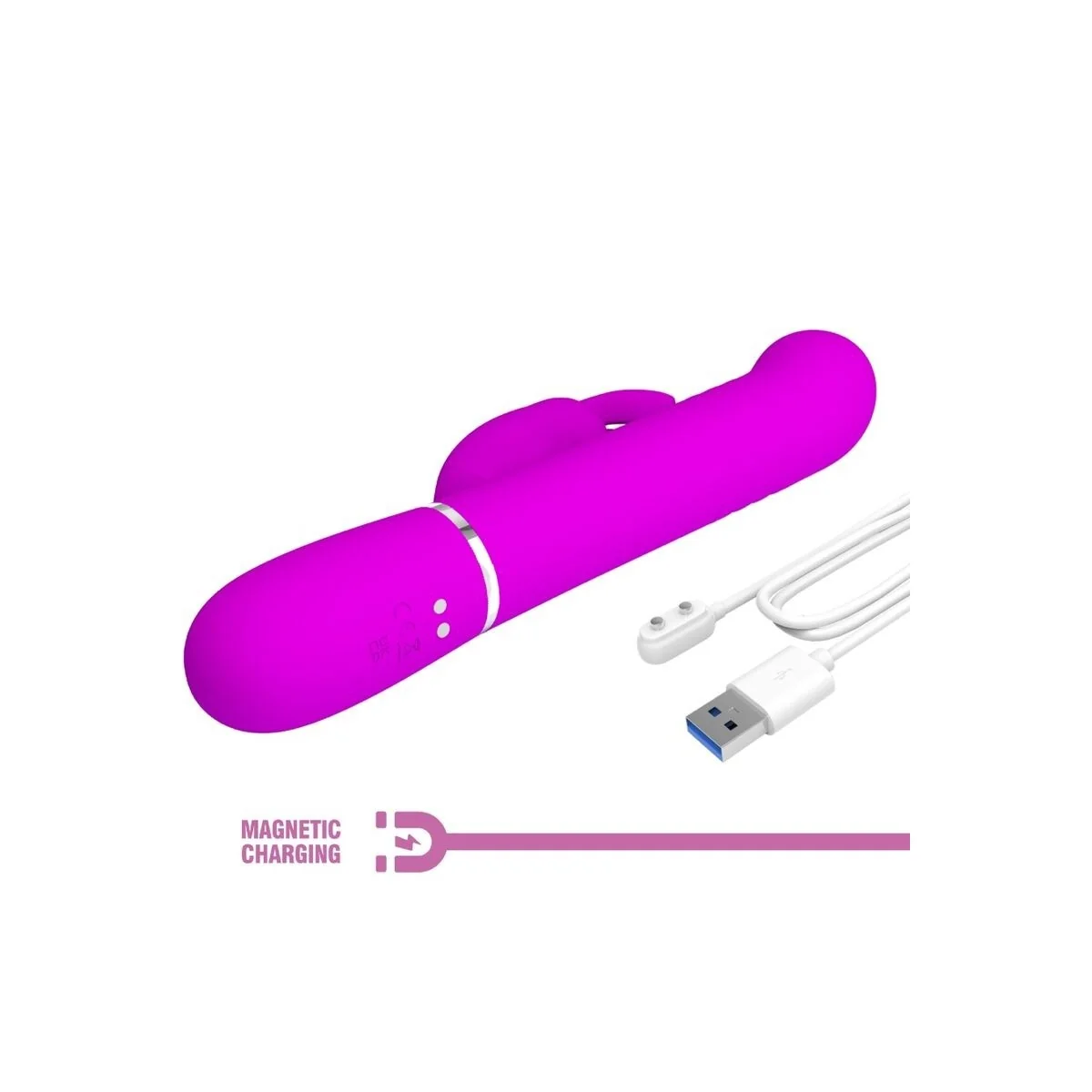 Coale Rabbit Vibrator Perlen Violet von Pretty Love Flirtation kaufen | Fesselliebe
