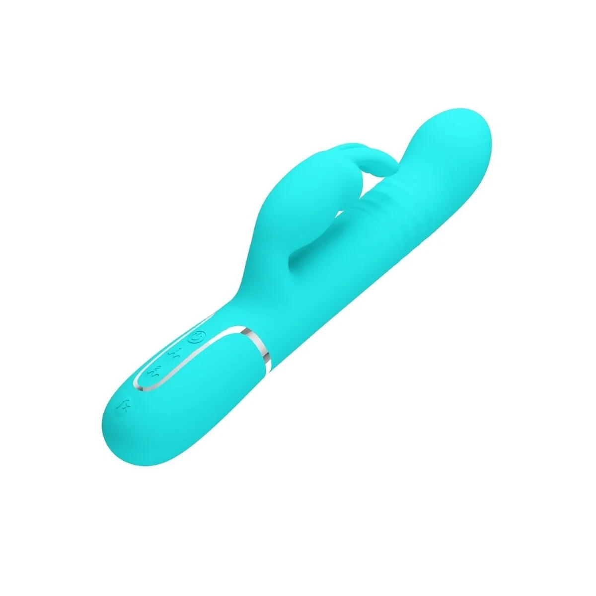Coale Rabbit Vibrator Perlen Aquagrün von Pretty Love Flirtation kaufen | Fesselliebe
