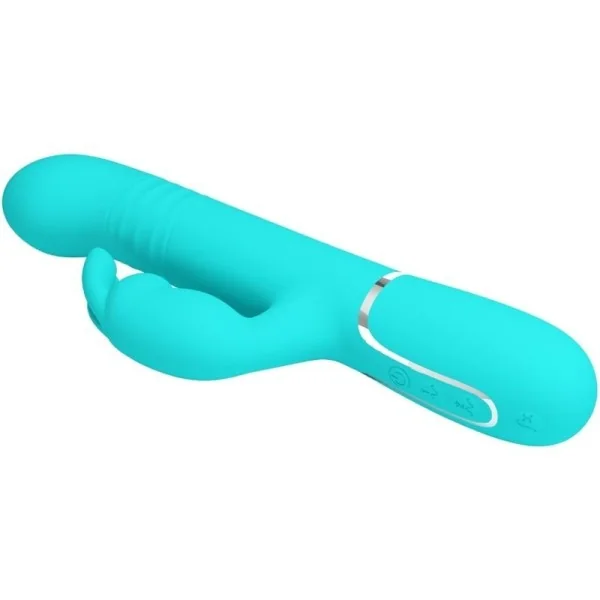 Coale Rabbit Vibrator Perlen Aquagrün von Pretty Love Flirtation kaufen | Fesselliebe