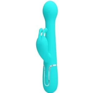Dejon Rabbit Vibrator 3 in 1 Multifunktions-Aquagrün von Pretty Love Flirtation kaufen | Fesselliebe