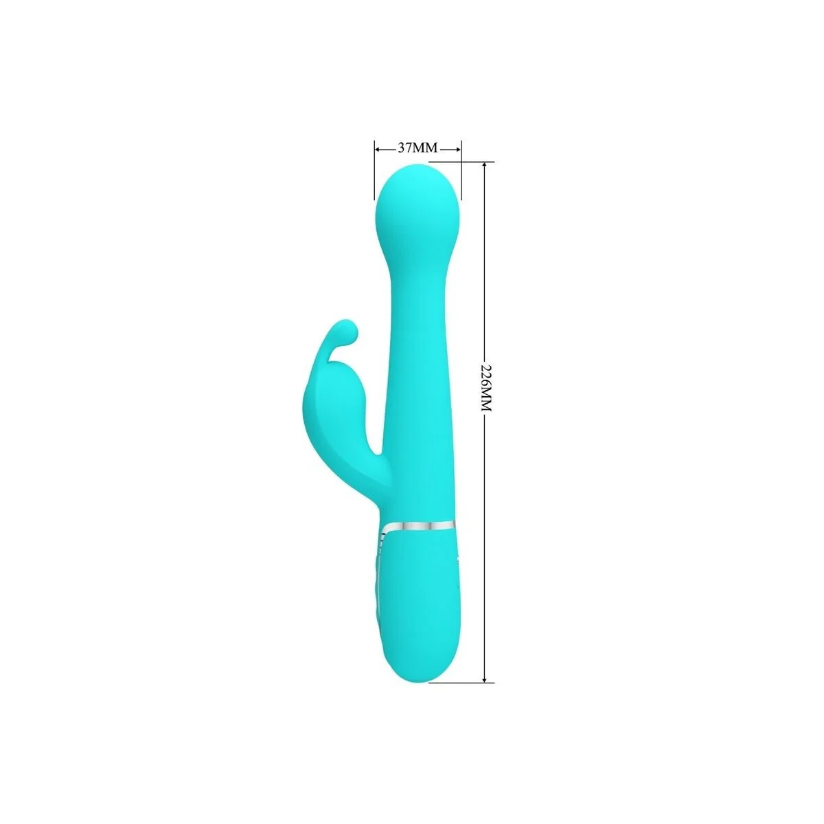 Dejon Rabbit Vibrator 3 in 1 Multifunktions-Aquagrün von Pretty Love Flirtation kaufen | Fesselliebe
