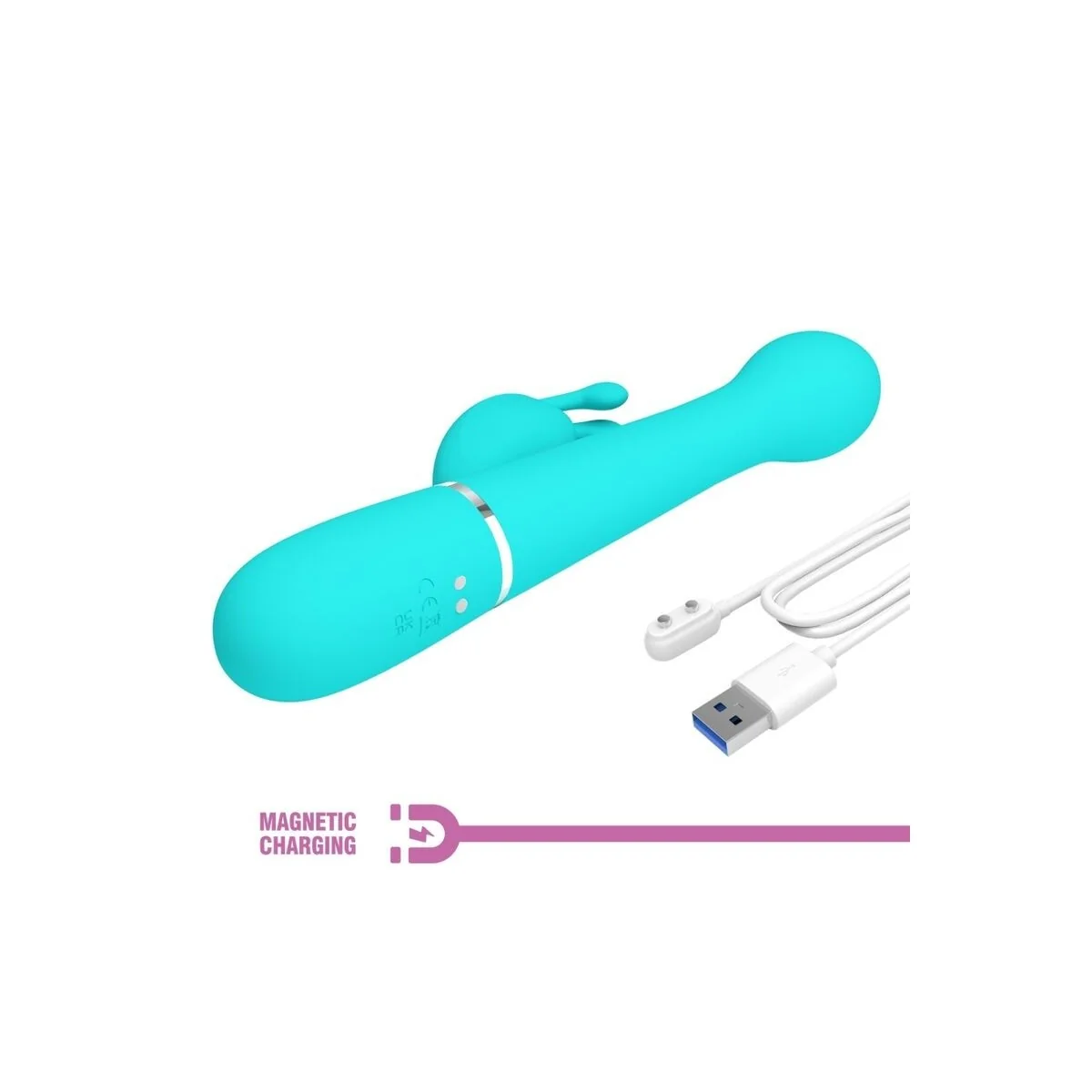 Dejon Rabbit Vibrator 3 in 1 Multifunktions-Aquagrün von Pretty Love Flirtation kaufen | Fesselliebe