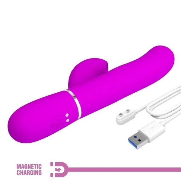 Perlita Multifunktions-3-In-1-G-Spot-Vibrator Violett von Pretty Love Flirtation kaufen | Fesselliebe