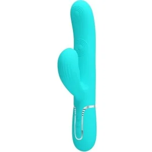 Perlita Multifunktions-3-In-1-G-Punkt-Vibrator Aqua Grün von Pretty Love Flirtation kaufen | Fesselliebe